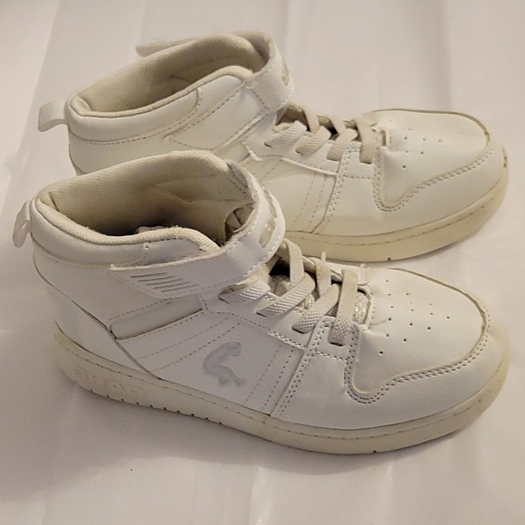 Kids White Shaq High-Top Sneakers - Picture 1 of 4